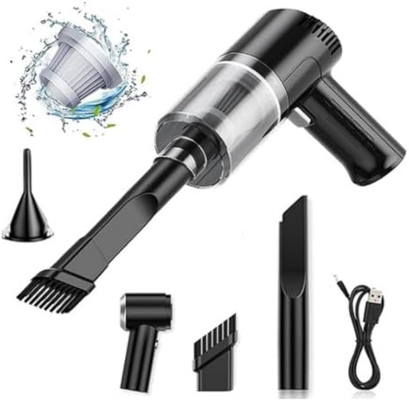 Aspirador de Pó Portátil  -  Ubs  recarregável – Limpeza Fácil e Rápida!