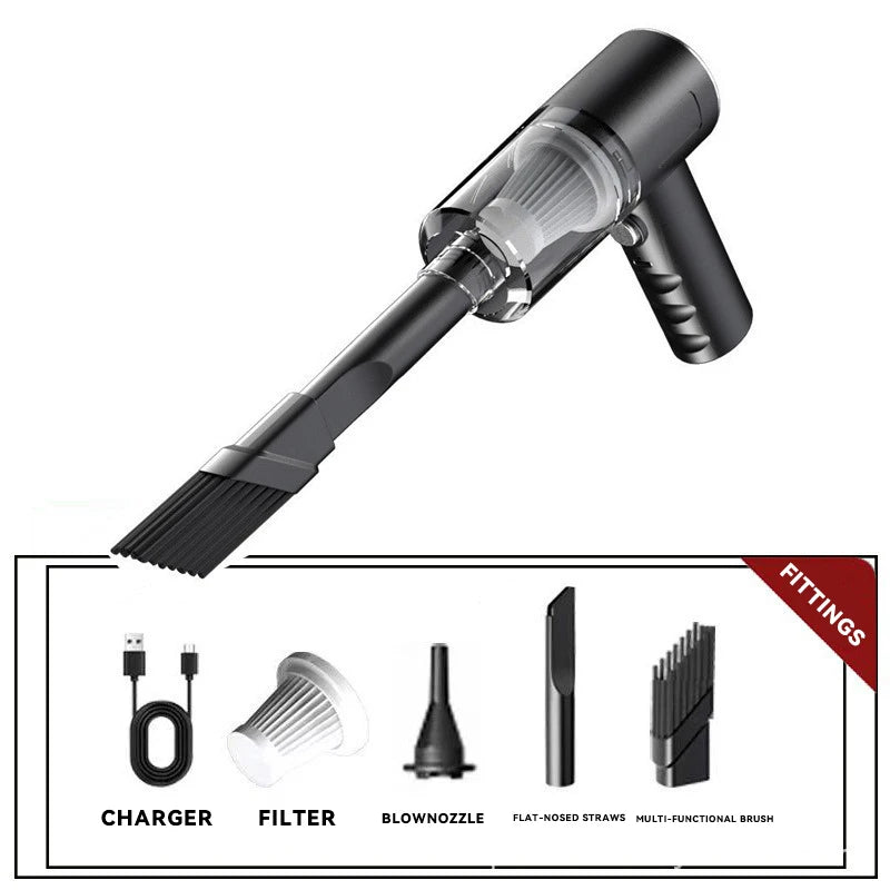 Aspirador de Pó Portátil  -  Ubs  recarregável – Limpeza Fácil e Rápida!