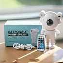 Projetor  Astronauta  -  para dormitório, 12 discos de imagem, luz noturna de galaxia, iluminação ambiente de teto,  Luz de Led.