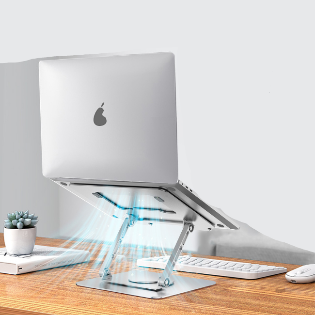 Suporte em Alumínio para  Laptop